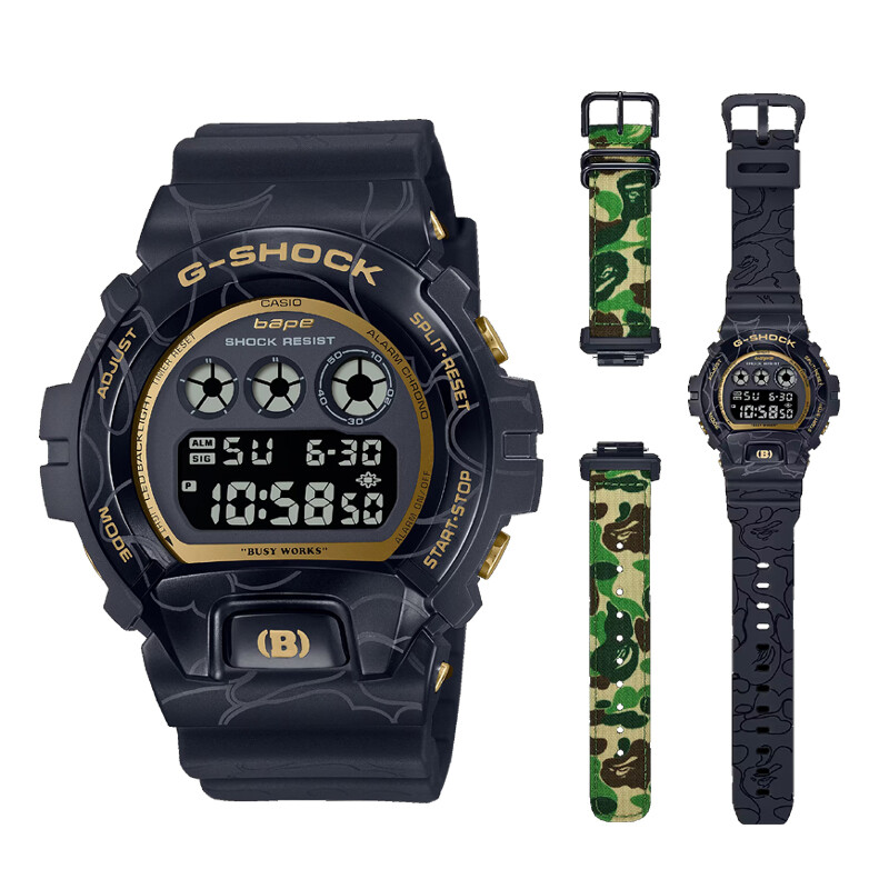 G-SHOCK x A BATHING APE 30th Anniversary Collabo Watch GM-6900BAPE-1 Rare New
