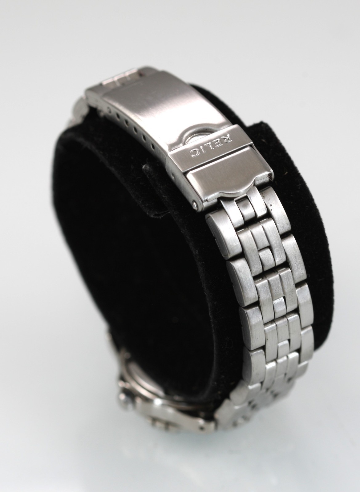 Relic Wet Watch Women Blue Stainless Steel Silver Water Res 50m Battery Quartz