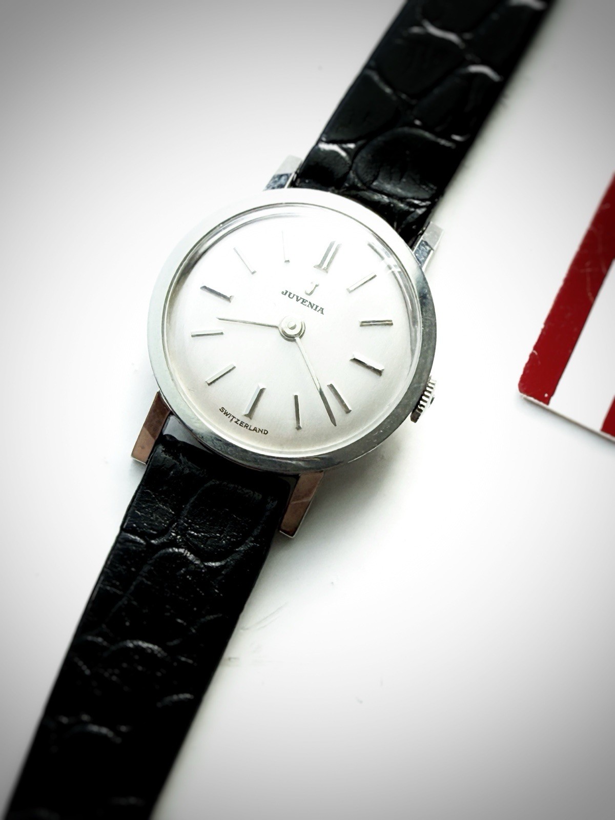 Rare Vintage JUVENIA 6477 Mechanical Watch Swiss Old Stock Brand New