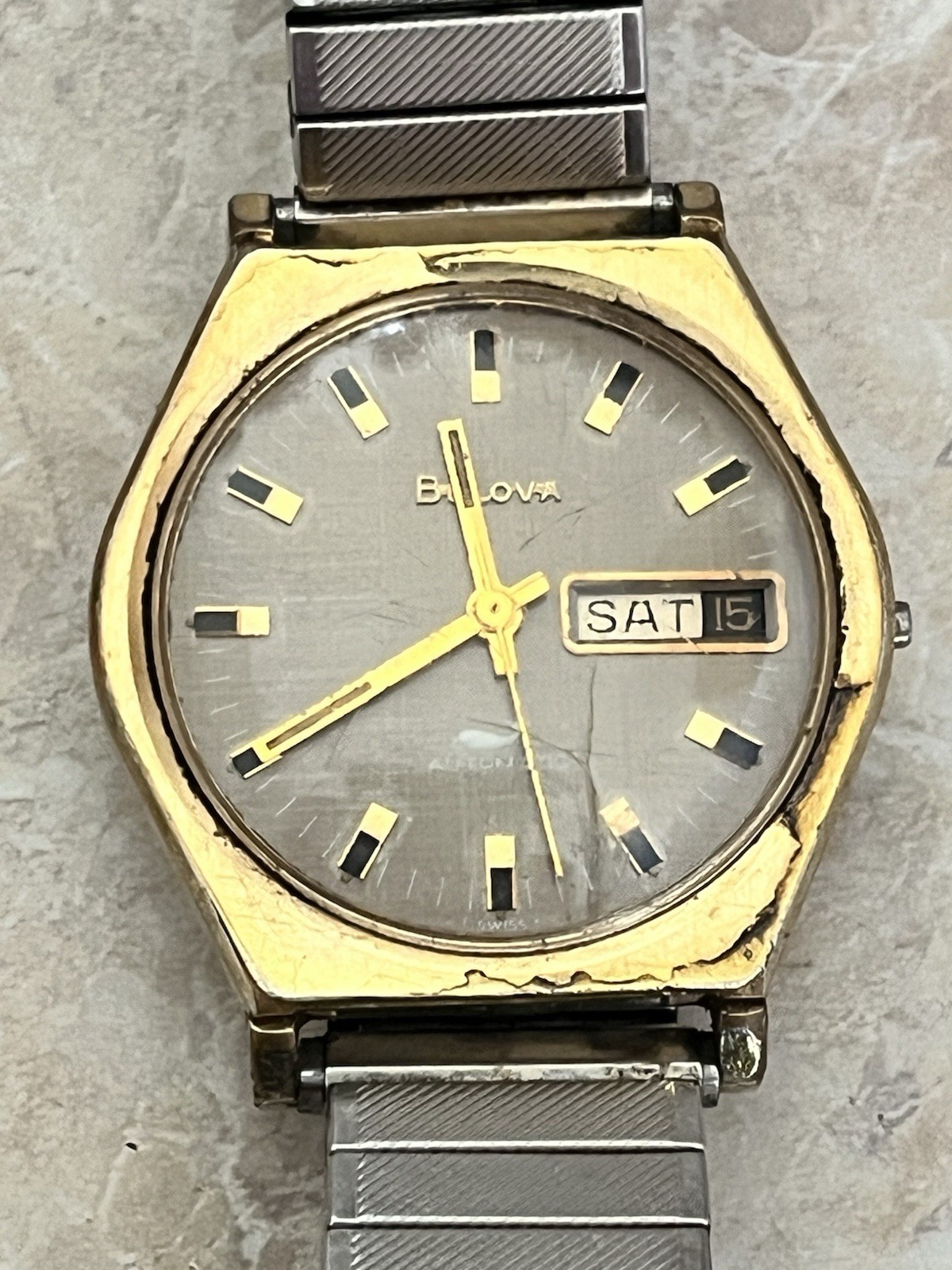 Bulova Vintage Sea King 10k Roll Gold Plated Automatic Men’s Watch
