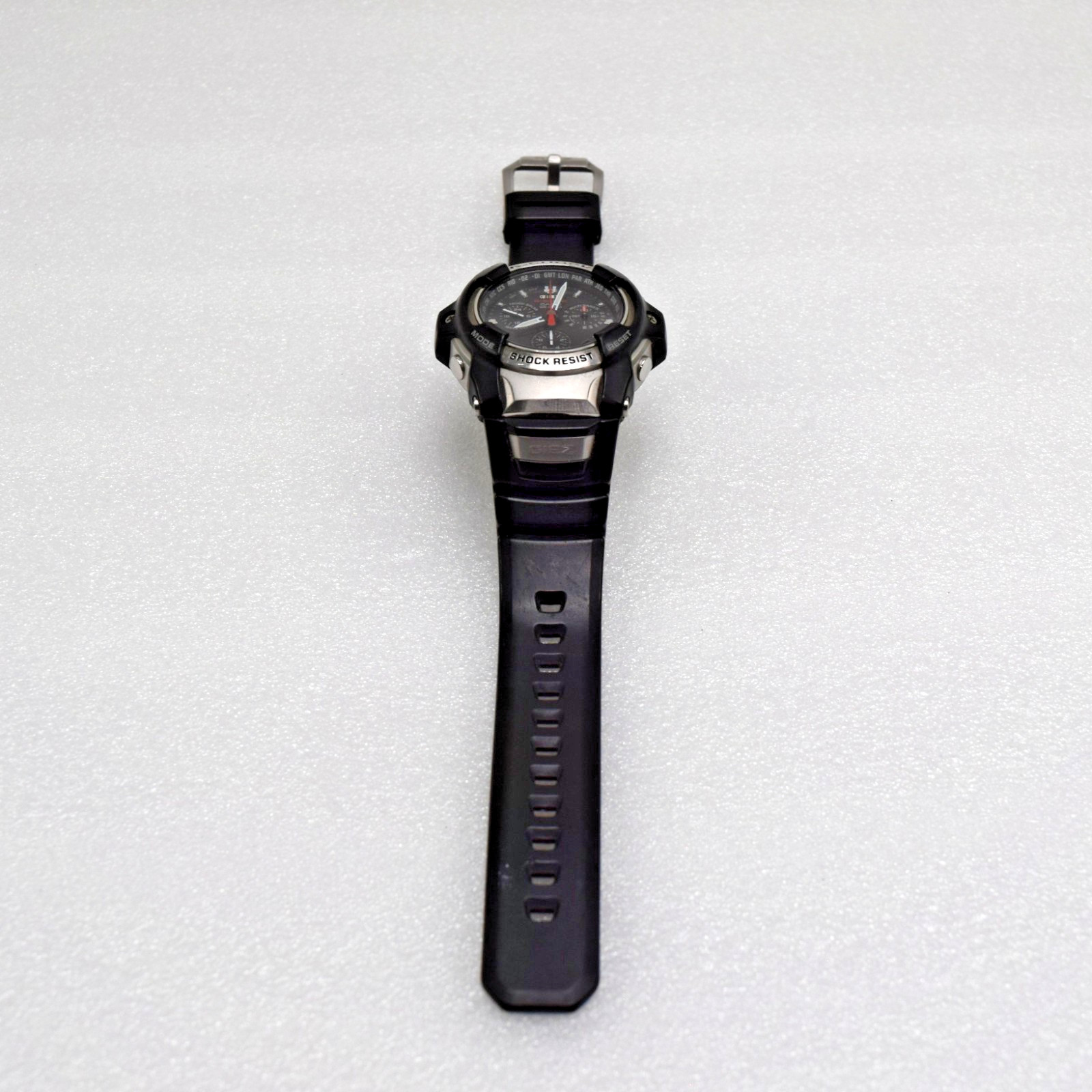 Premium Casio G-Shock Giez GS-1100-1A (Mod 4777) Tough Solar Atomic Analog Watch