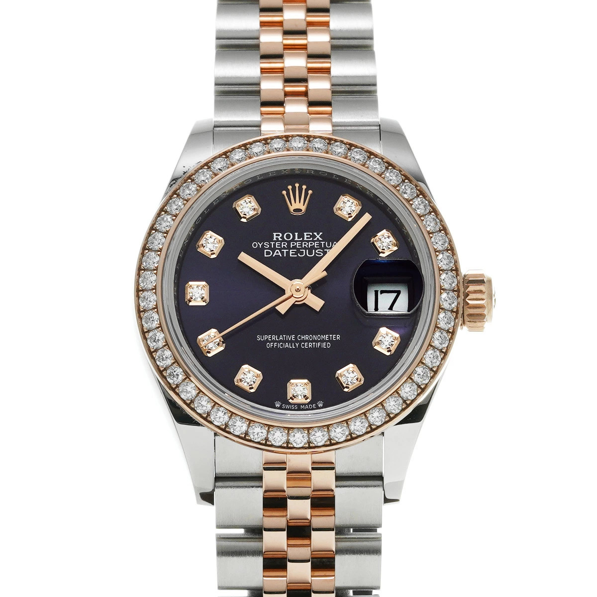 ROLEX Lady Datejust 28 279381RBR Case Size 28 x 28 mm Ladies Used Watch #7127