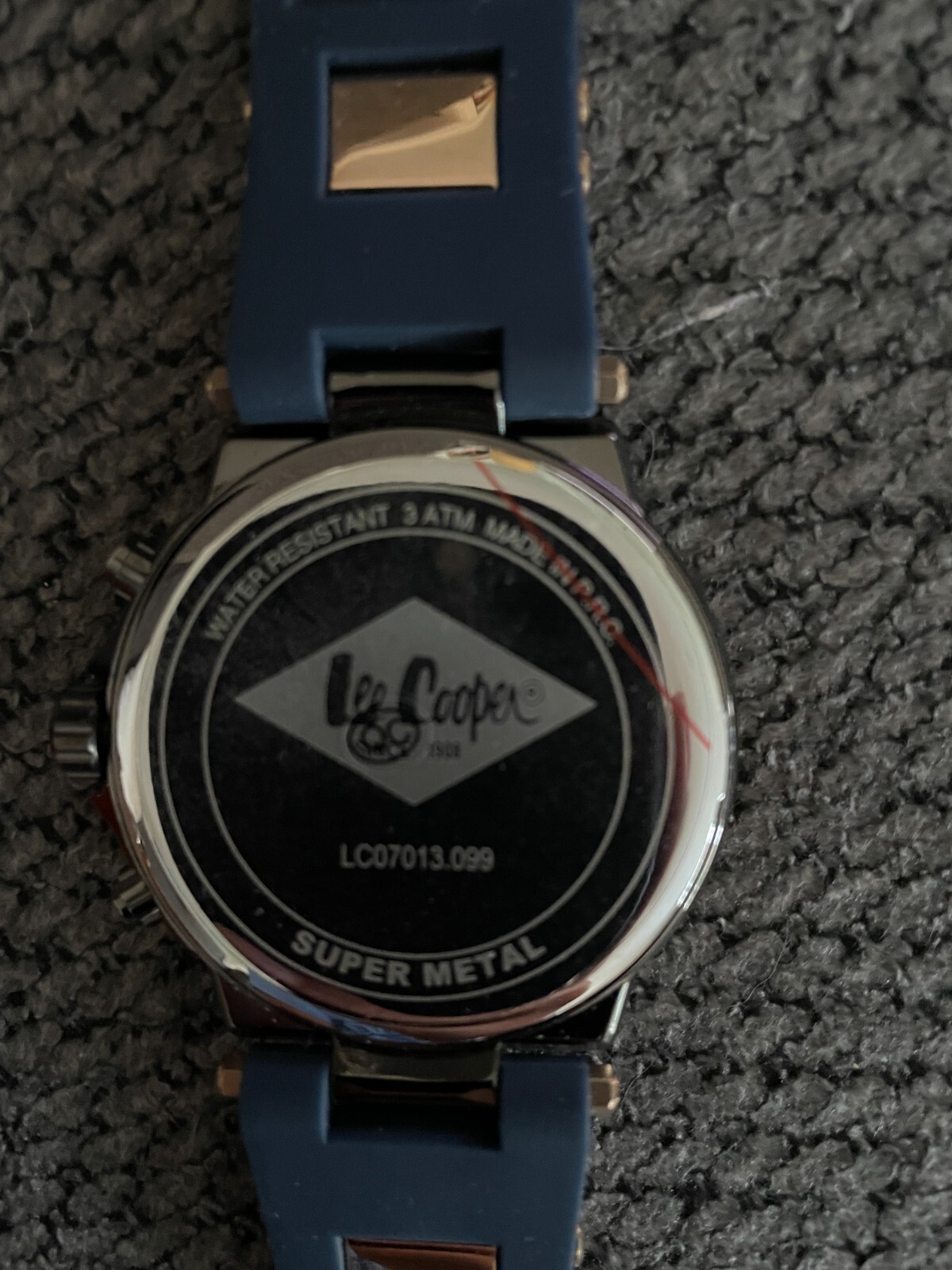 Lee Cooper Erkek Kol Saati LC07013.099 Watch, Blue, New never worn