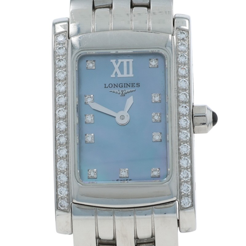 Longines Dolce Vita Diamond Onyx Ladies – Quartz L5.158.0 Round Brilliant