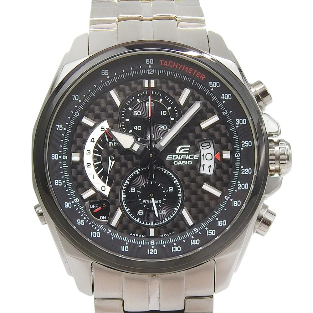 CASIO EFR-501SPJ-1AJF Black Case Size 49mm x 45mm Men’s Used Watch #61016