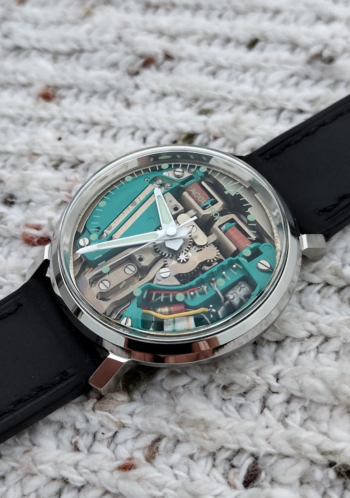 Bulova ACCUTRON 214 35mm SPACEVIEW M7 1967 Restored Serviced NOS Watch