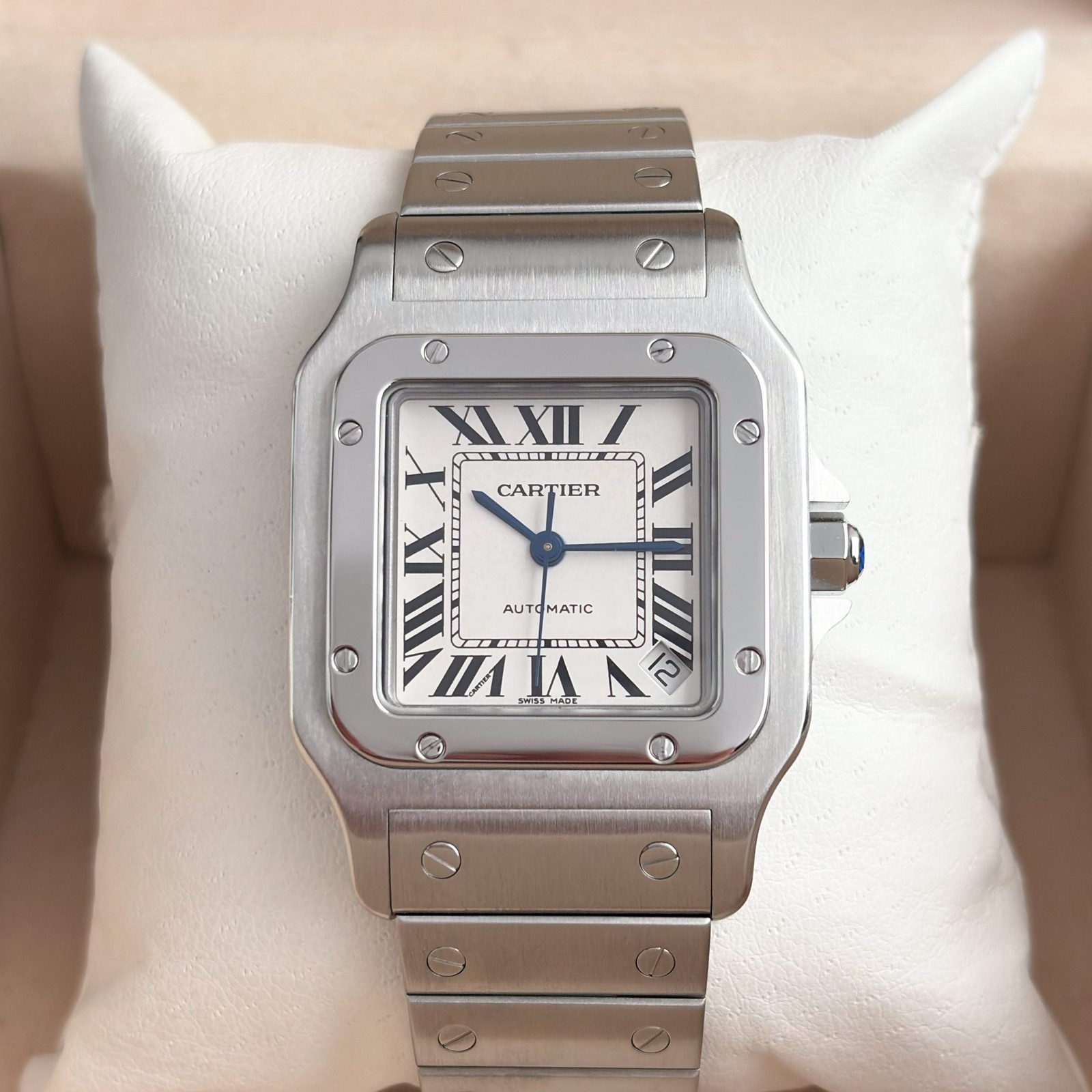 Cartier Santos Large Ref: 2823 Automatic 32 mm Galbee Steel Women’s Watch