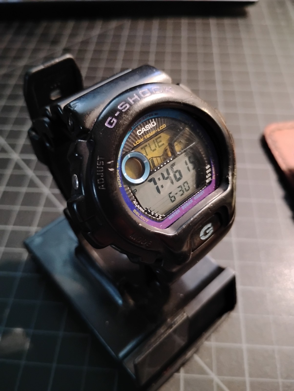 Casio G-SHOCK GLX-6900 surfer tide moon digital watch black