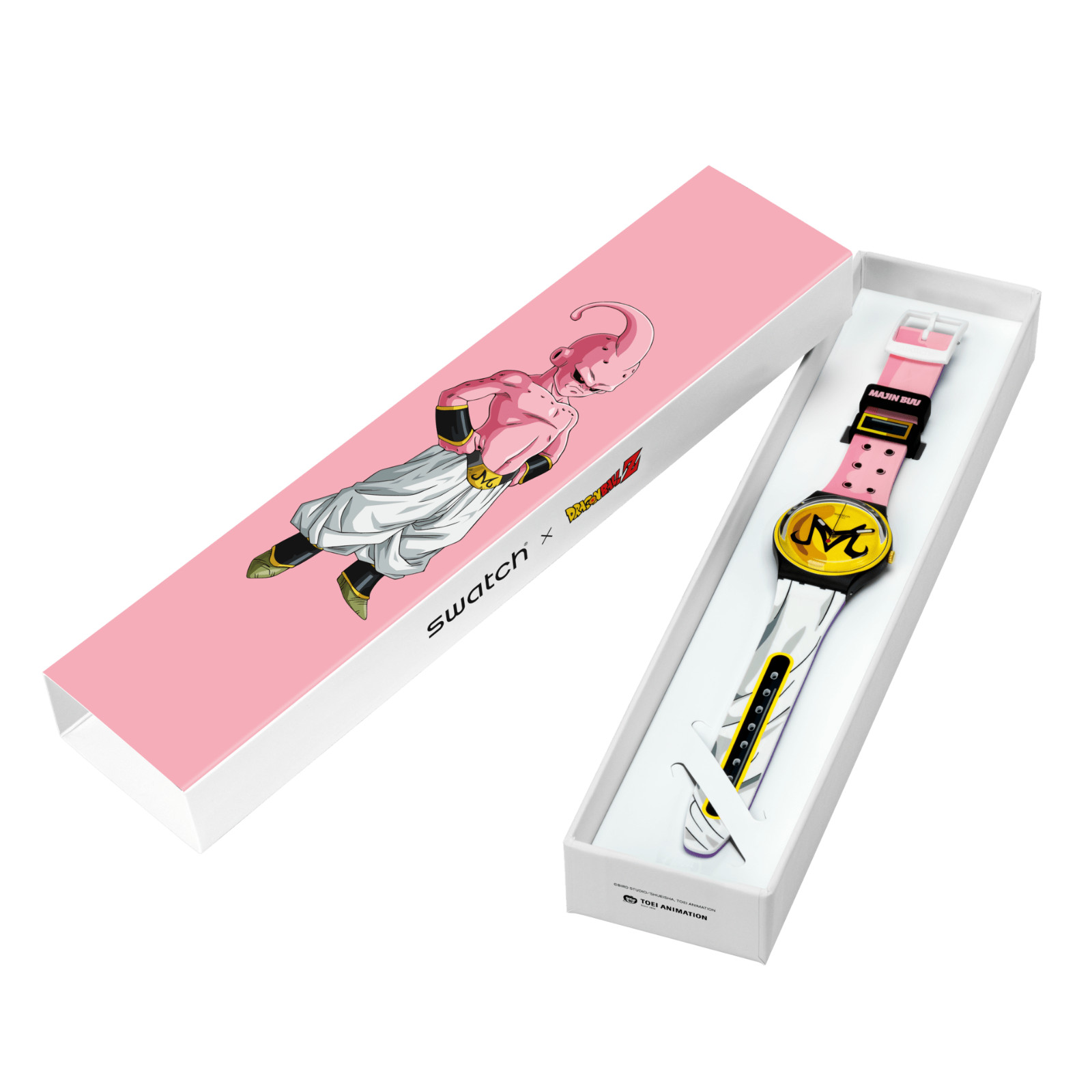 BRAND NEW SWATCH X DRAGON BALL Z MAJIN BUU WATCH GZ358 **UK SELLER**