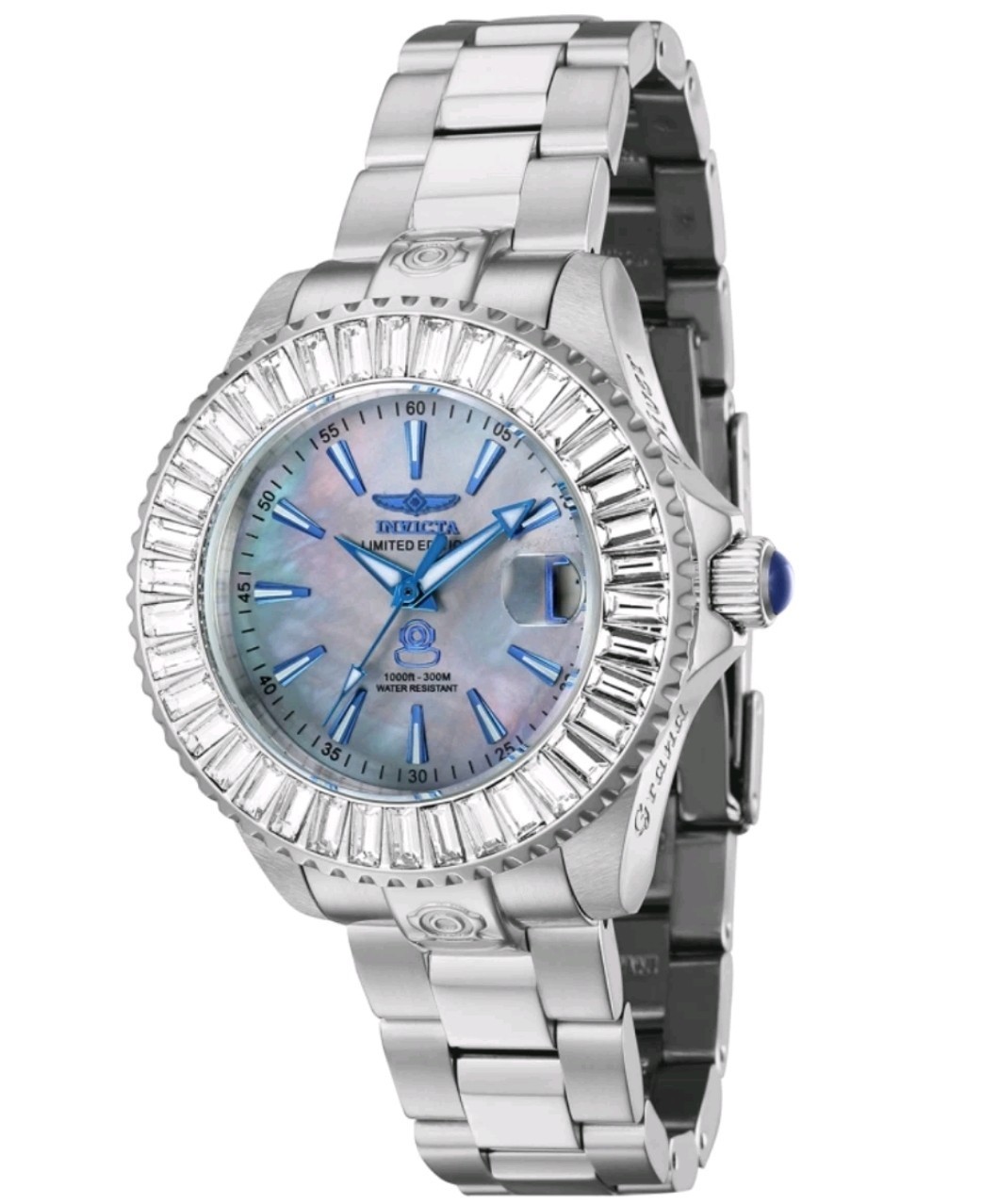 Invicta Pro Diver Women’s 38mm Automatic Blue MOP Limited Edition Watch 44317