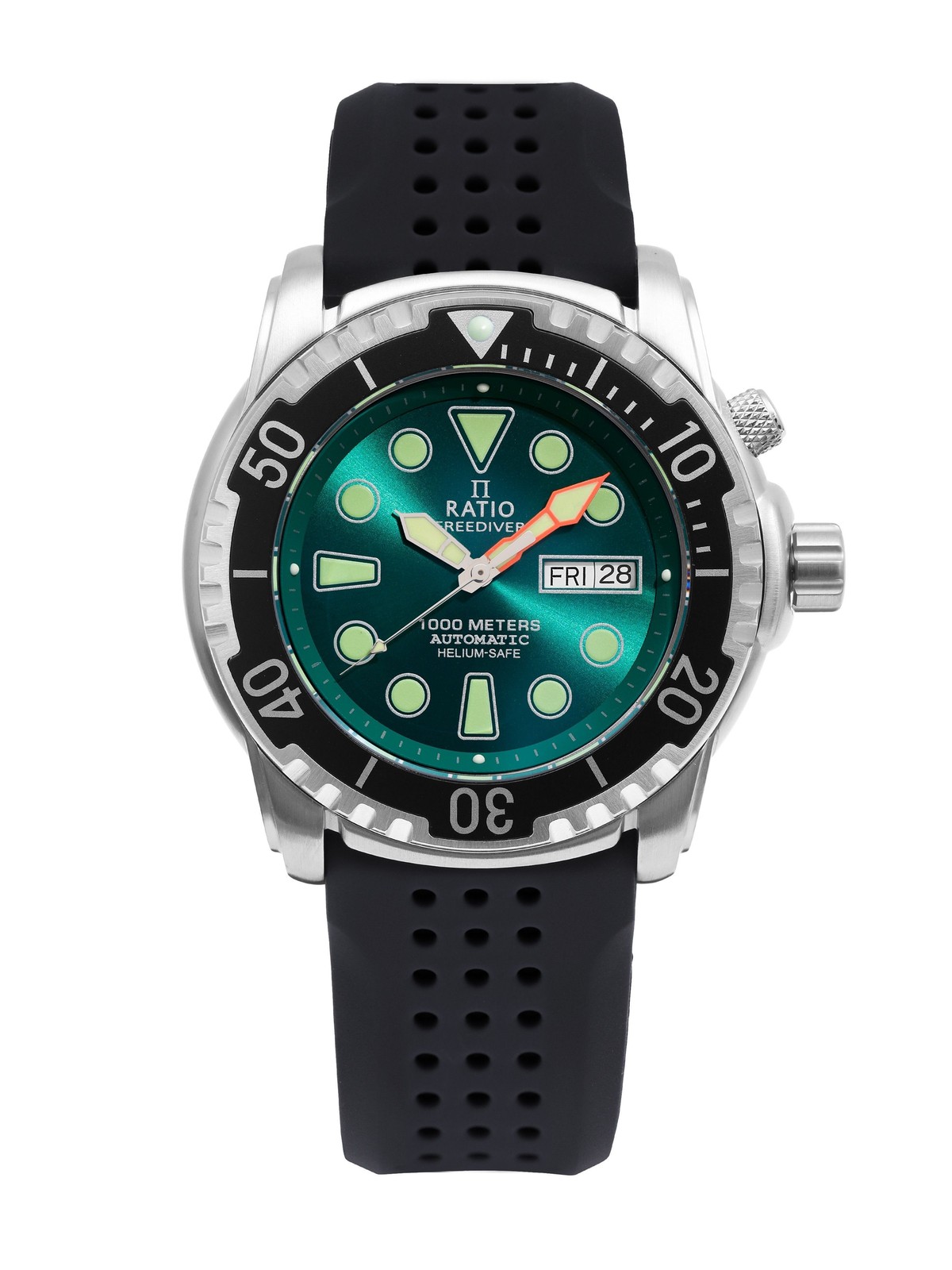 Ratio FreeDiver Automatic Green Dial Diver’s 1068HA90-34VA-GRN-V02 Men’s Watch