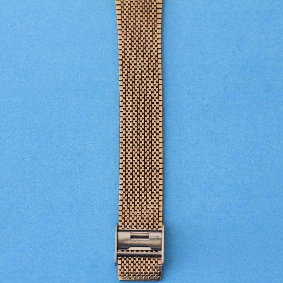 SEIKO Dolce 7741-508A Vintage Gold Quartz Rectangular Watch Running
