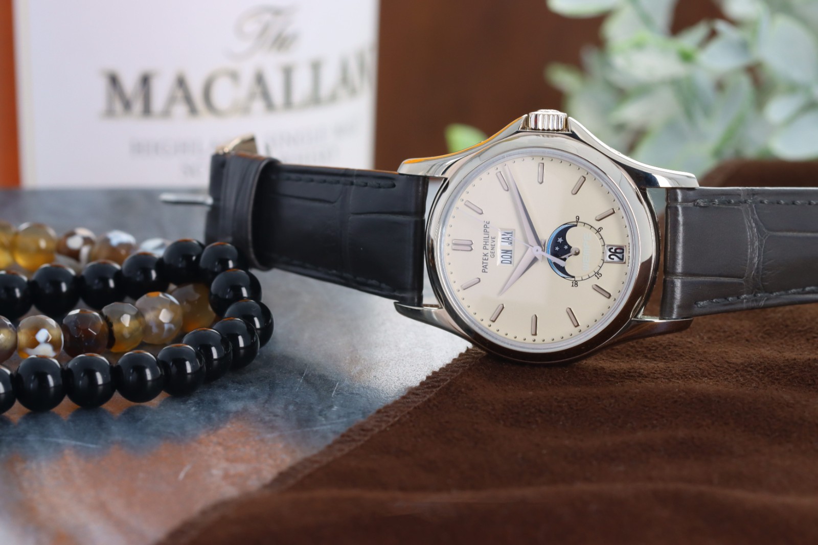 Patek Philippe Annual Calendar Moonphase 5125G-010 Wempe 125th Anniversary W/G