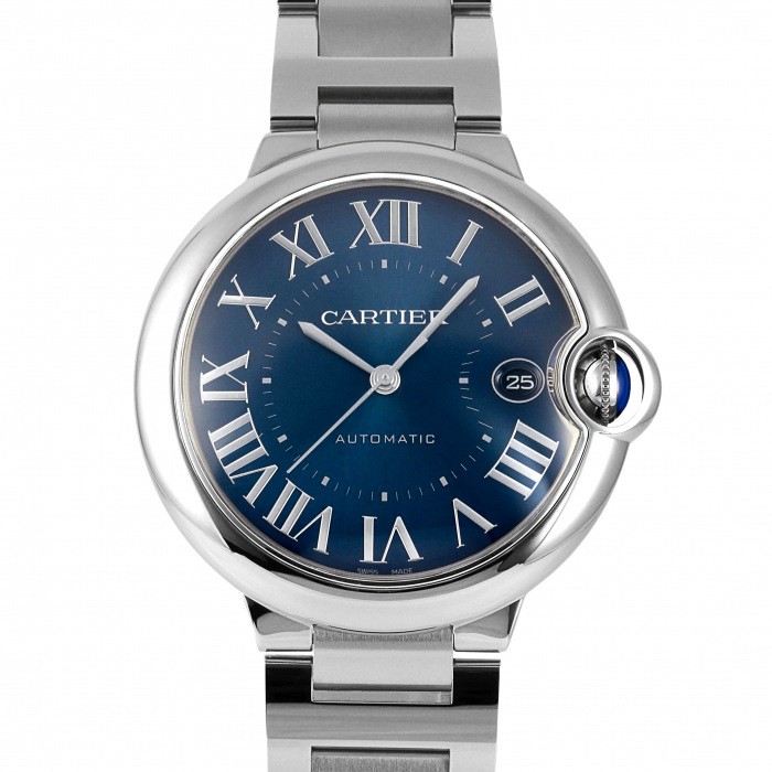 Cartier Ballon Bleu WSBB0061 Stainless Steel 40.0mm Blue Dial Automatic #YKW580