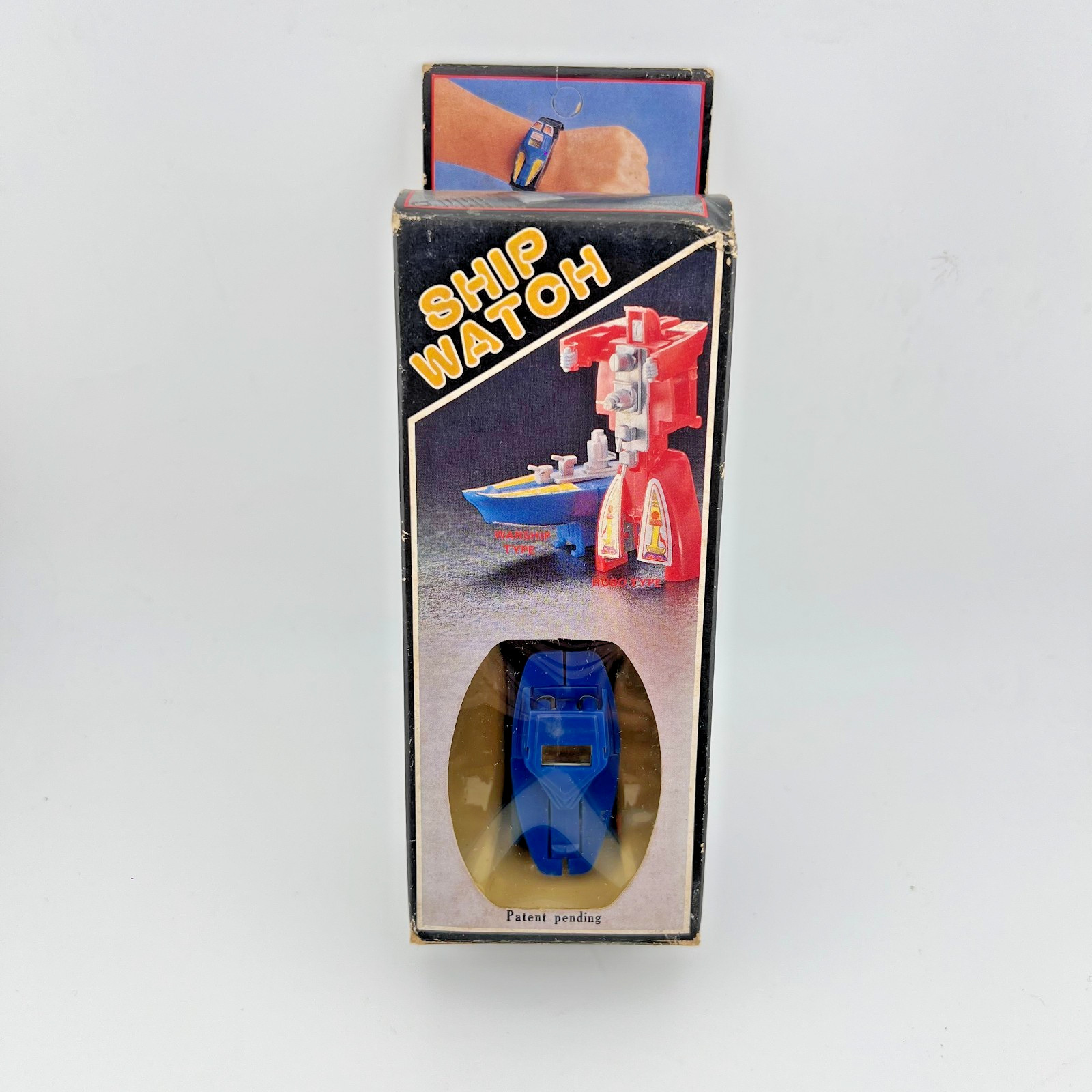 Vintage Transforming Robot Ship Watch Like Transformers G1 Blue New In Box RARE