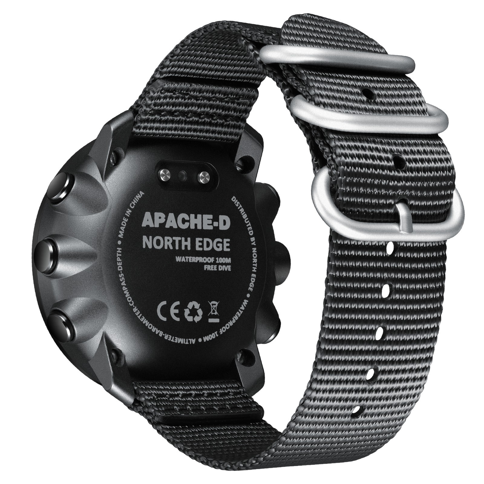 NORTH EDGE APACHE-D Professional Diving Watch Barometer Compass Sports watch