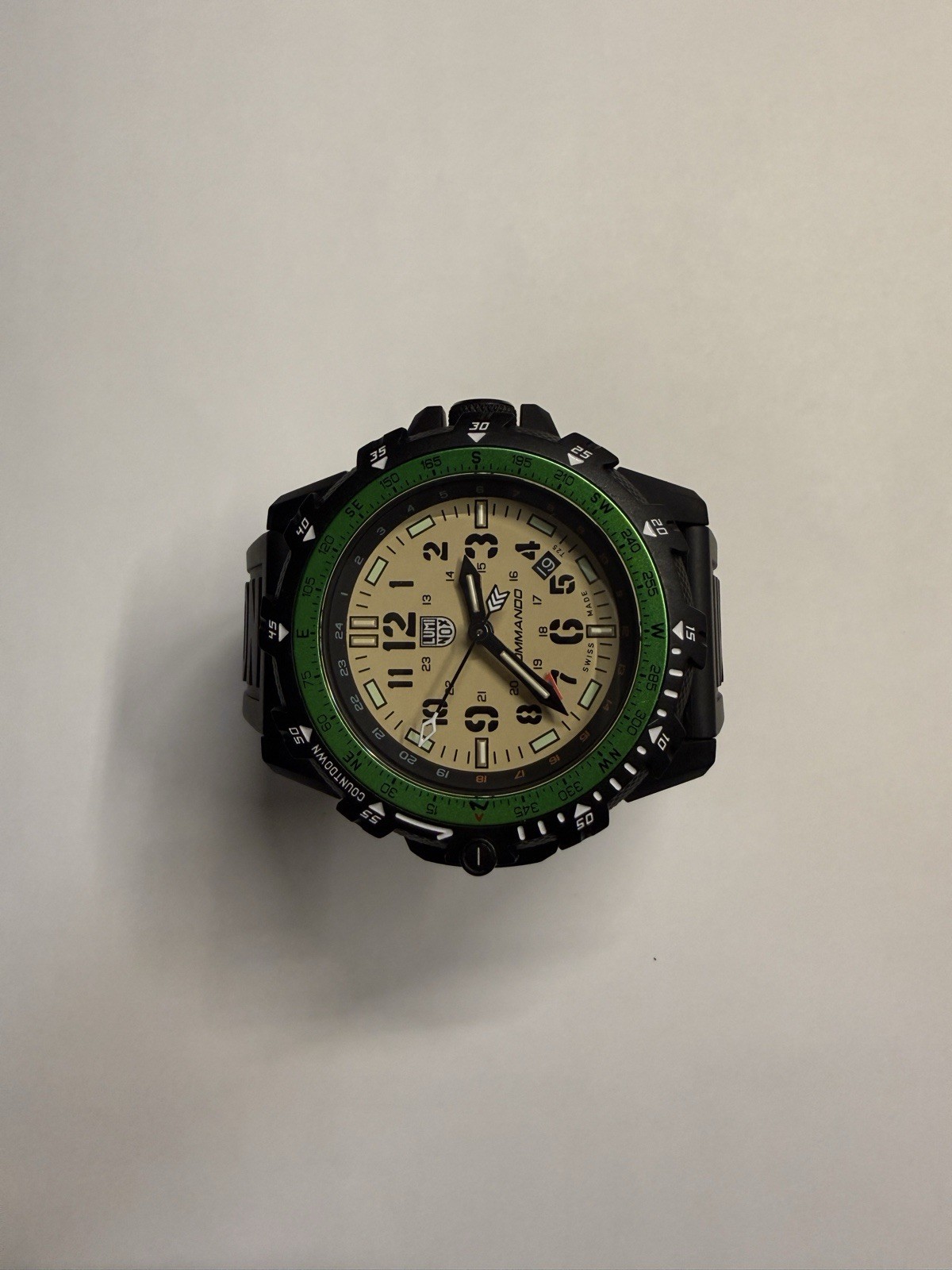 Luminox Men’s Watch Commando Raider Beige Dial Black Strap 3321