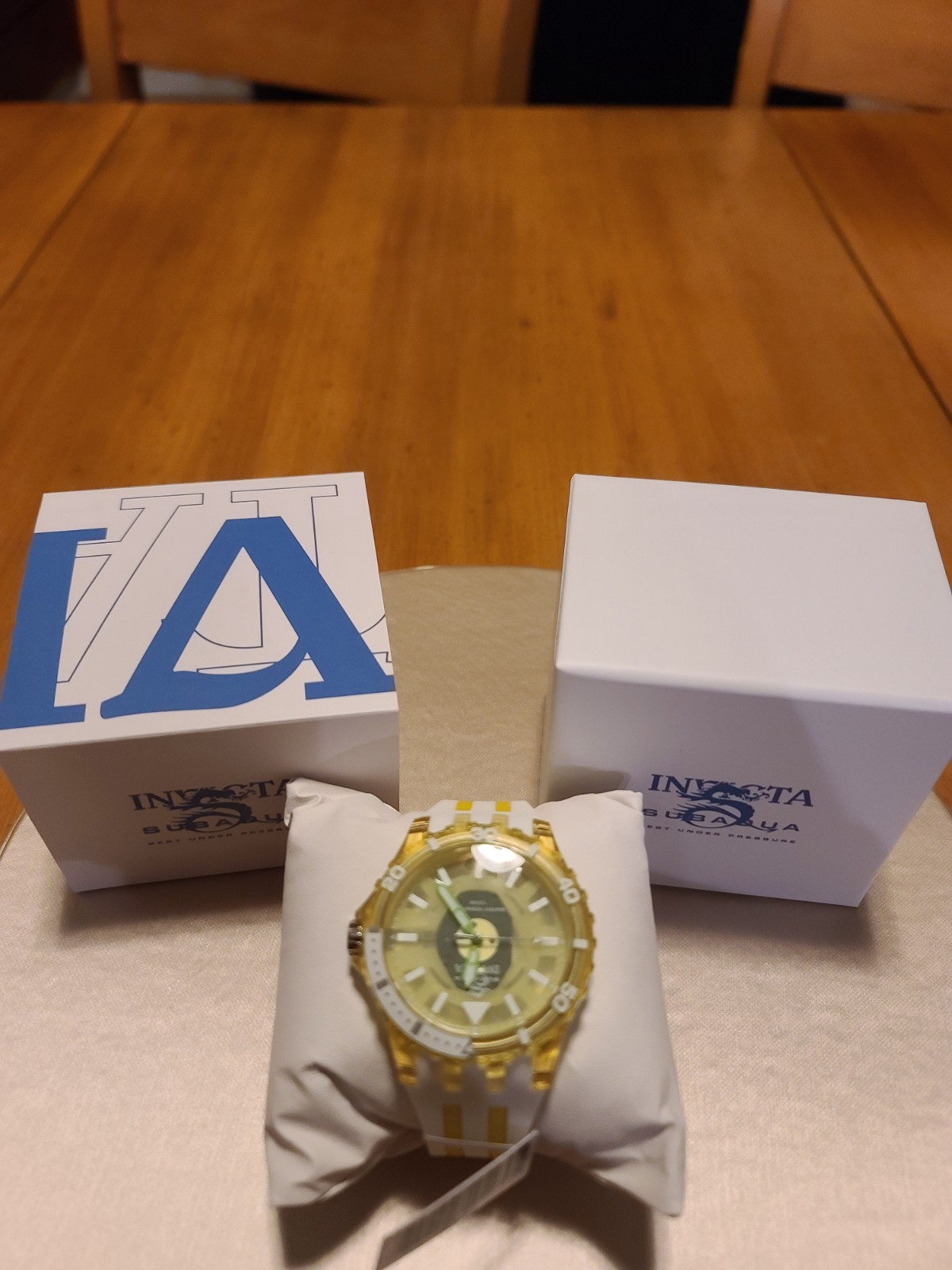 Invicta Subaqua Men’s Watch – 44mm, Green/Yellow BRAND NEW IN BOX Water to 100m!