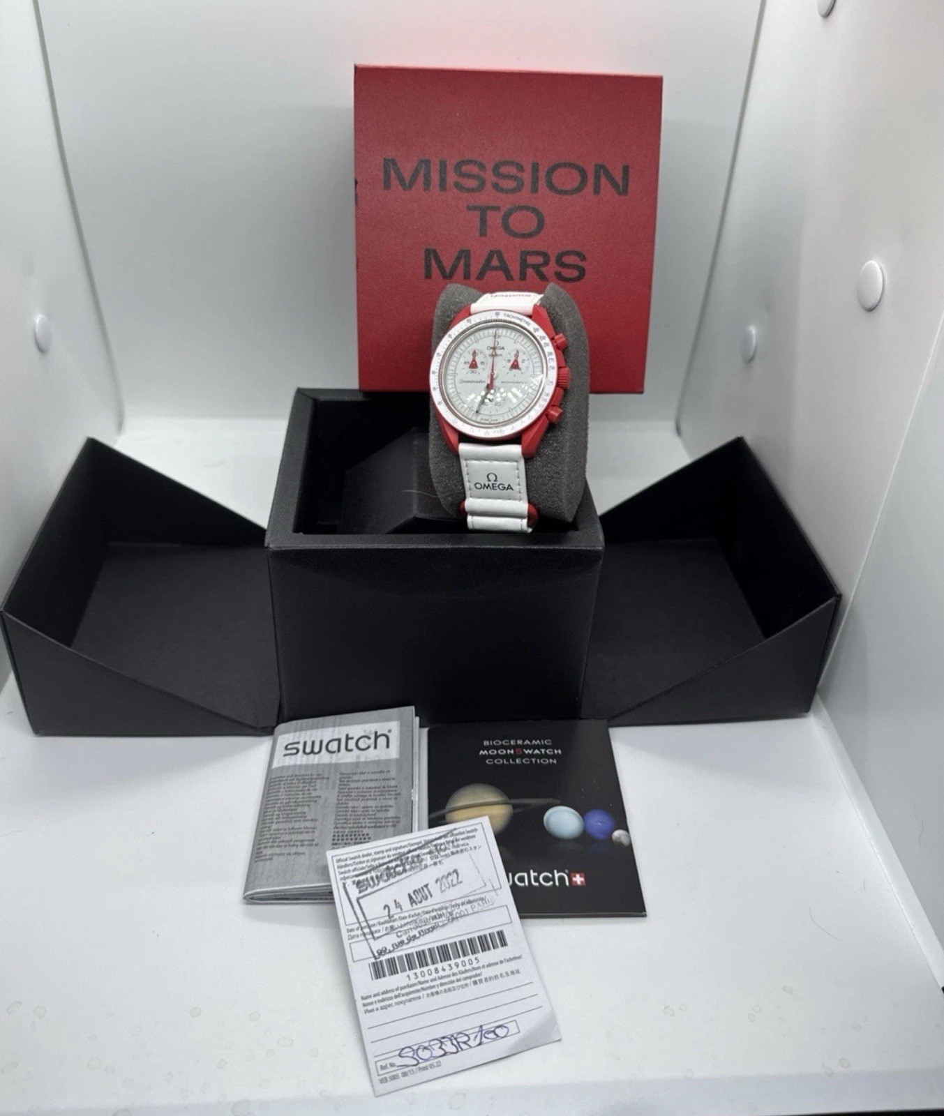 Omega X Swatch Mission To Mars Quartz Watch 42mm –