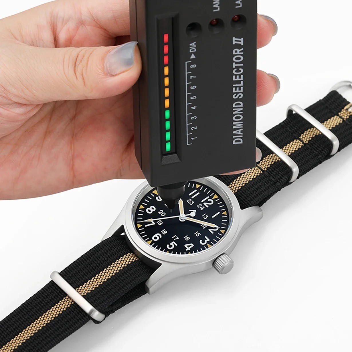 Vintage Sapphire Crystal Waterproof Military Watch