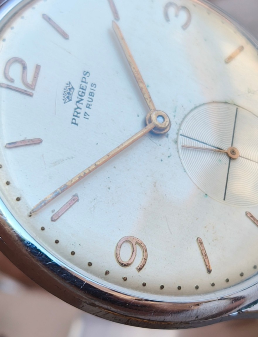 Pryngeps 👑 Vintage Mechanical Manual 36mm Swiss Made 60s Watch