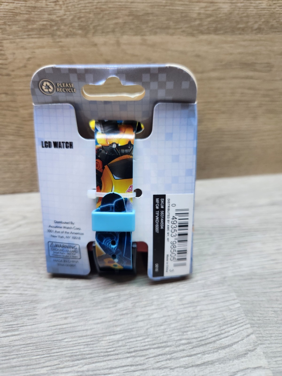 Hasbro Transformers Transforming LCD Watch Animated Bumblebee Figure New 2018