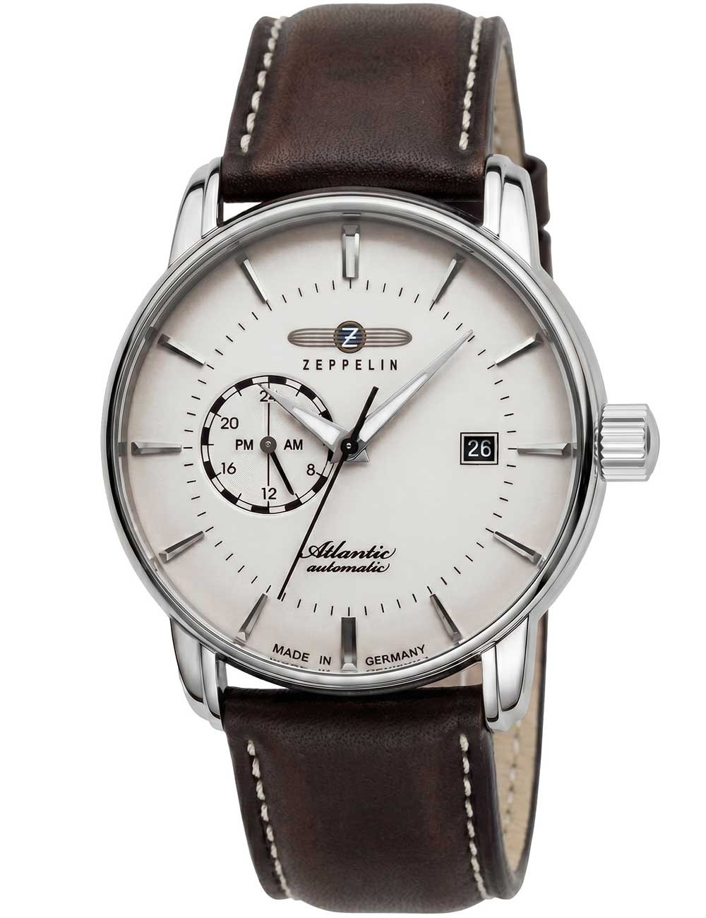 Zeppelin 8470-5 Atlantic Mens Watch Automatic 40mm 5ATM