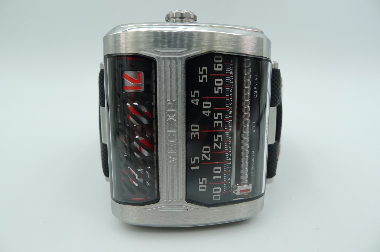 MECEXP MS1002 RETROGRADE 25 DAY POWER RESERVE 48MM FLYBACK TIMER DEVON CALENDAR