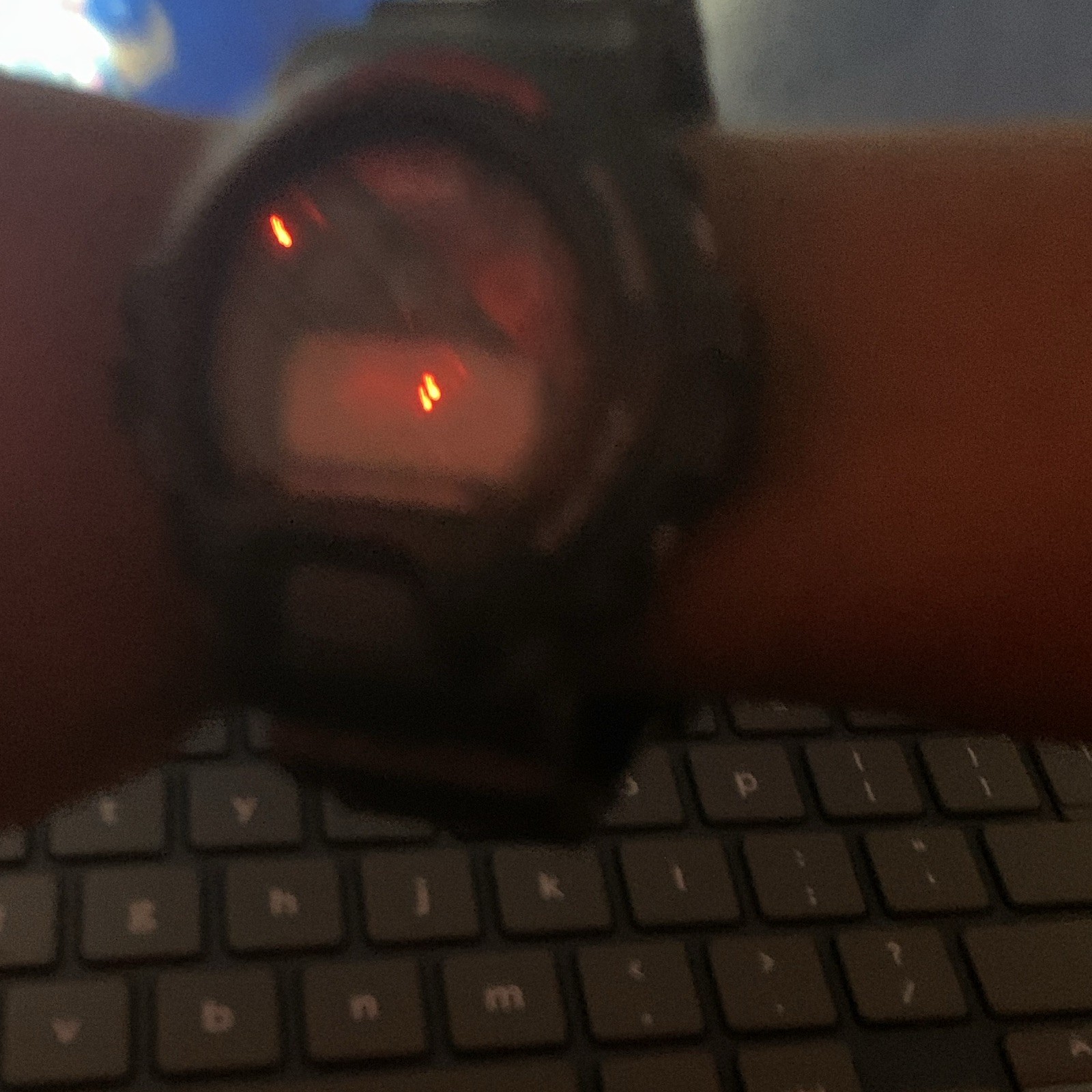G-SHOCK Men’s Round Analog-Digital Wristwatch Black Dial Band For Parts