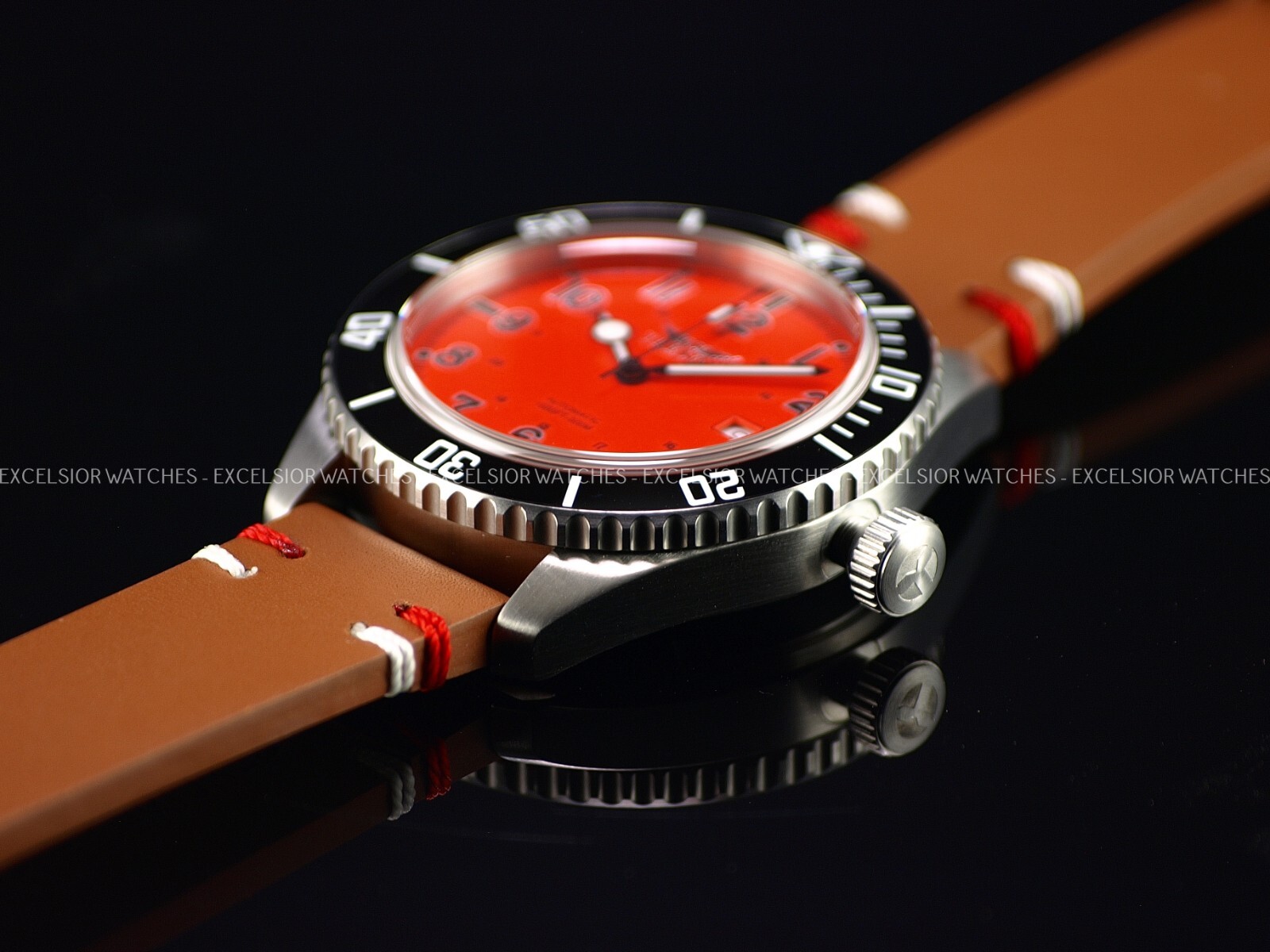 Tresod Men Ocean Master Swiss Made SW200 Automatic Lume Dial Ceramic Bezel Watch