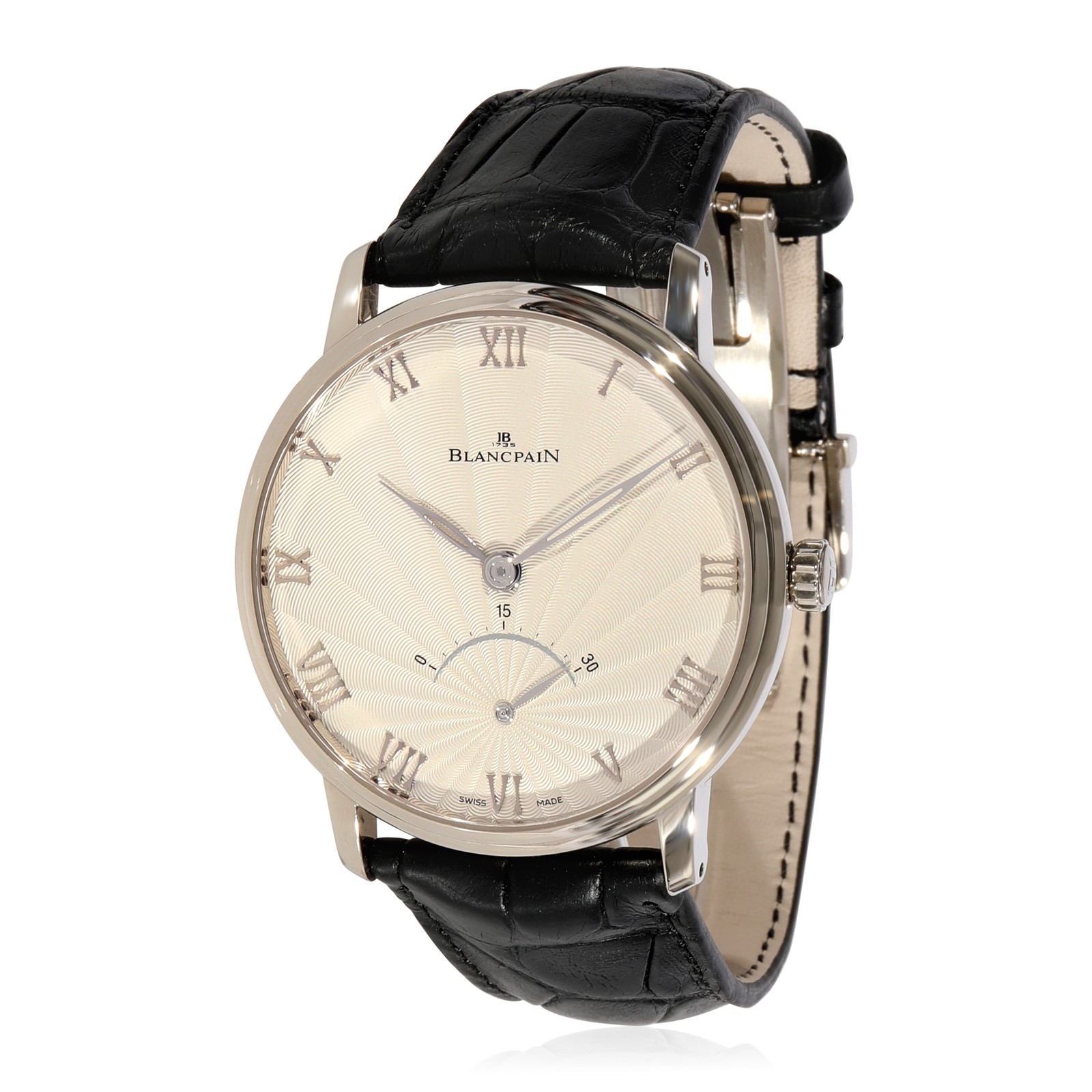 Blancpain Villeret Ultraplate 6653-1542-55b Men’s Watch in 18kt White Gold