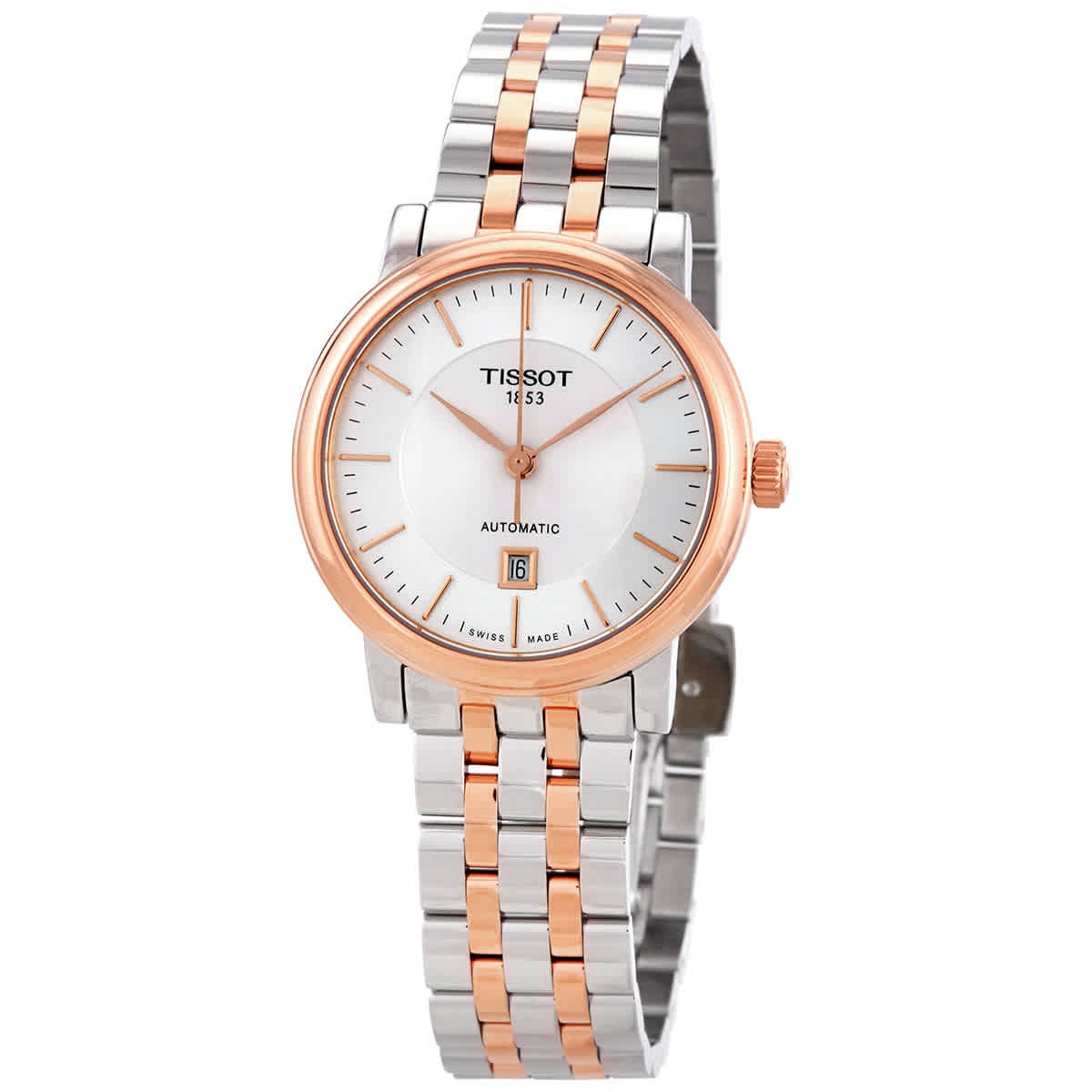 Tissot T122.207.22.031.01 T-Classic Carson Silver Dial 30 mm Women’s Watch New