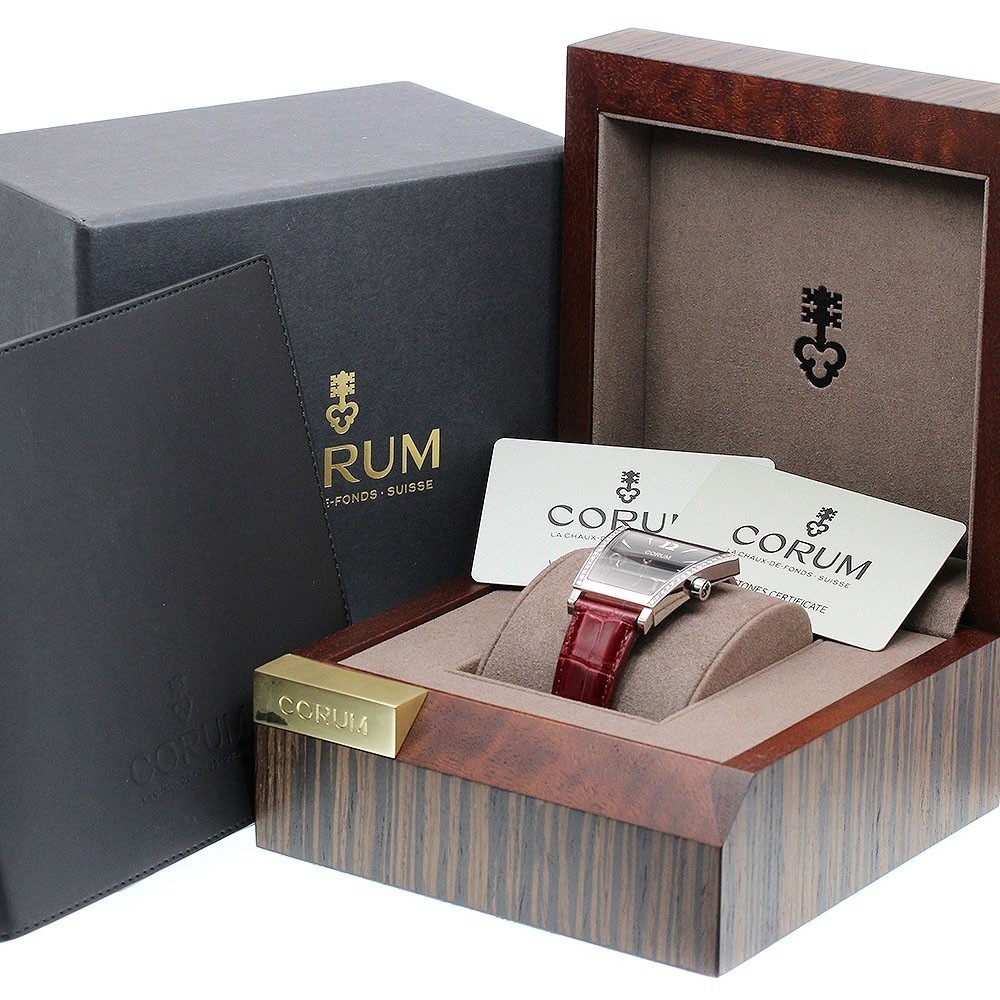 Corum Trapeze Diamond Bezel Small Second Quartz Watch BN69