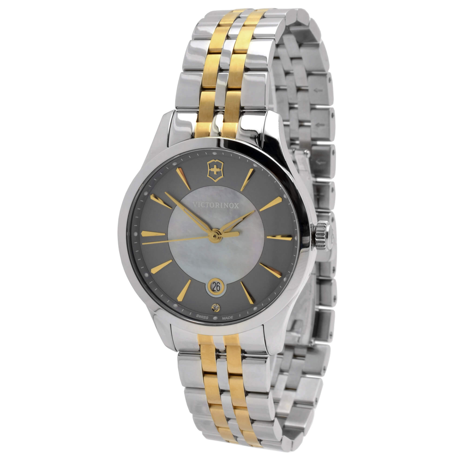 Victorinox Swiss Army Women’s Watch Alliance White and MOP Dial Bracelet 241753