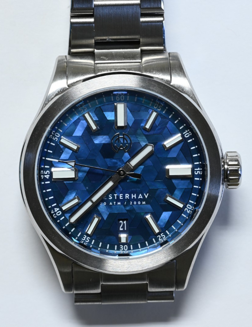Henry Archer Vesterhav Ultraviolet MOP Mosiac Dial Premium Miyota 9019 Watch