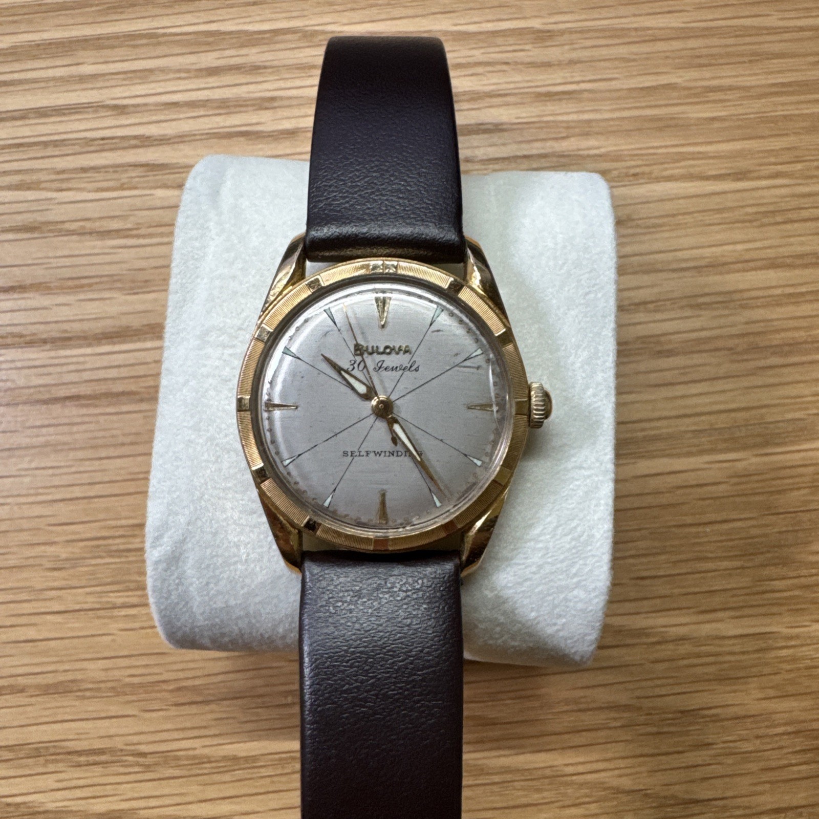 Vintage BULOVA 30J Automatic Men’s Watch – 10BZAC (USA-made movement) – Running