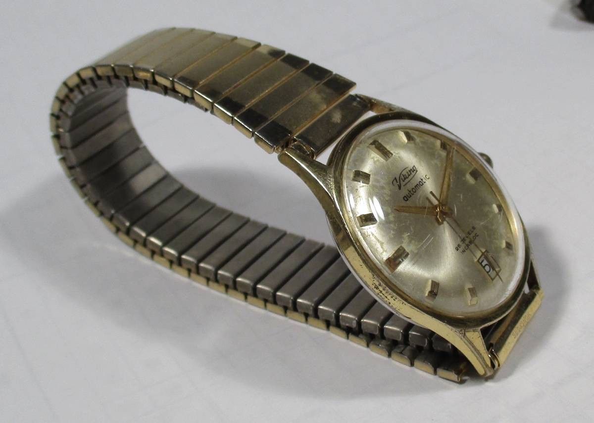 Vintage VIKING Automatic 25 Jewels Men’s Wristwatch Circa 1950 Switzerland