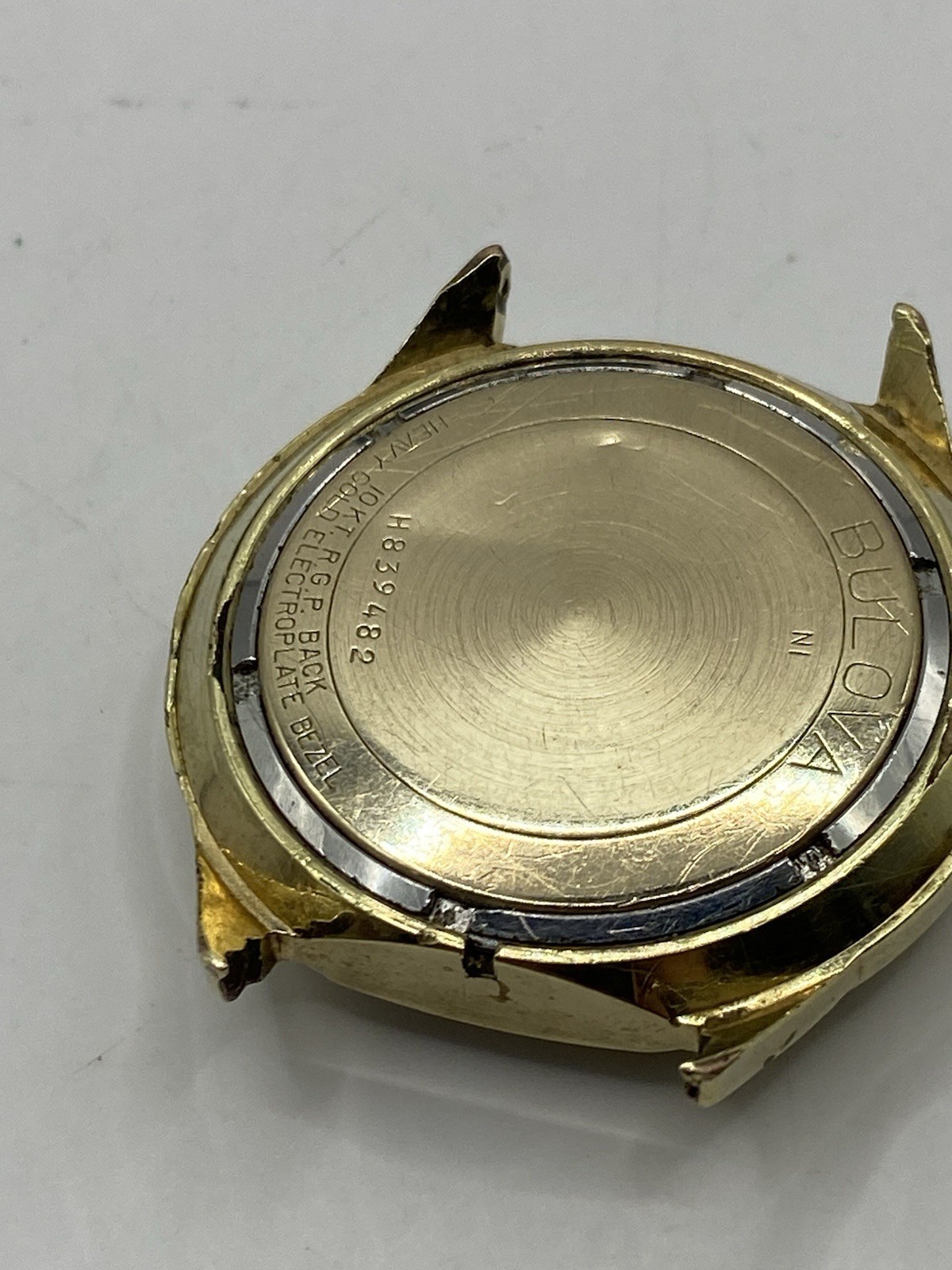 Vintage Bulova Sea King Whale Automatic Day/Date Watch FOR PARTS Does Not Run