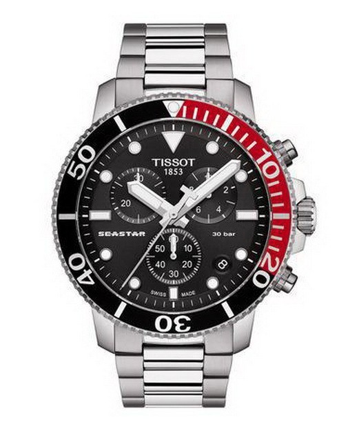 Tissot Seastar 1000 Chronograph Black Dial Men Watch T120.417.11.051.01
