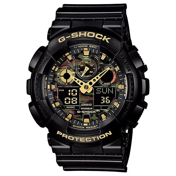 special brand new Casio G SHOCK domestic genuine GA 100CF 1A9JF BIG CASE camo