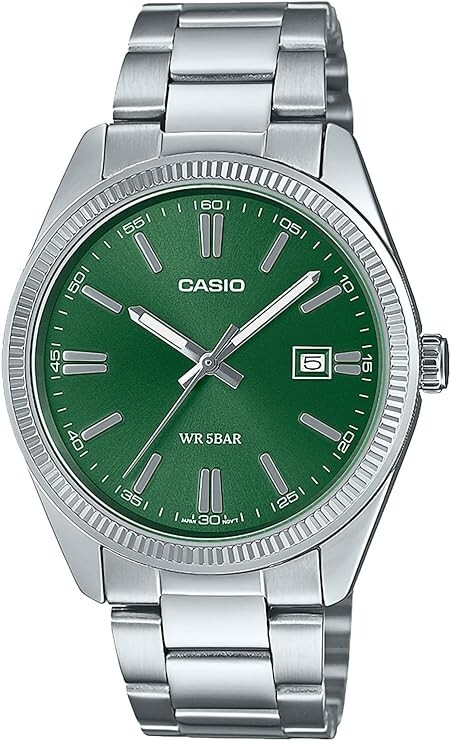 CASIO Collection MTP-1302D-3AJF Mens Watch Dark Green Dial Analog From Japan NEW