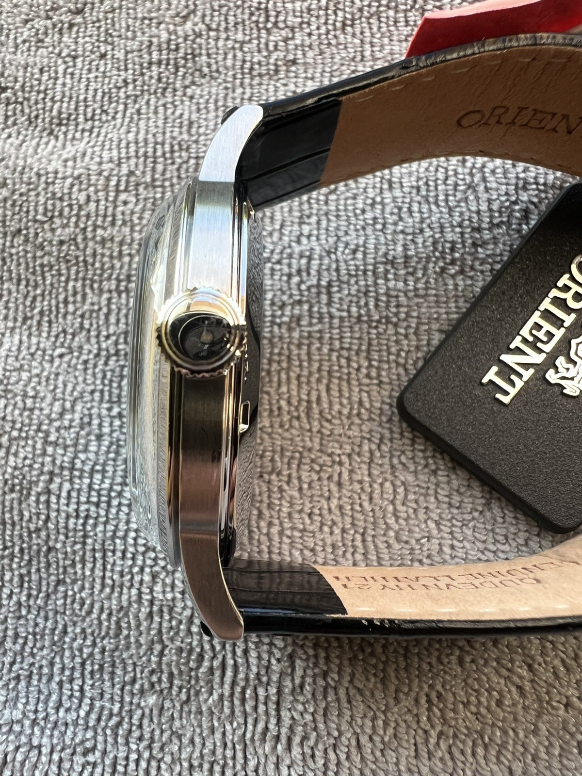 Orient Bambino Version 2 Black FAC0000AB0 Genuine Alligator Strap included