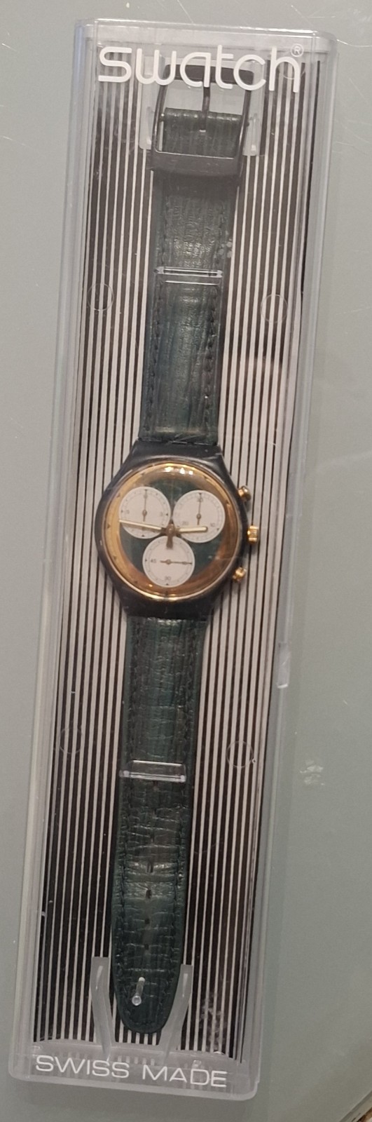 Swatch Chrono 1991 GRAND PRIX SCB107 – Full Set – WORKING – New Battery