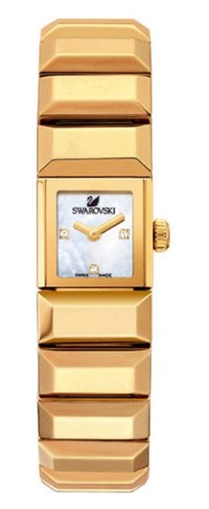 New Swarovski Swiss Watch BAGETTE 999987 Crystal glass stainless steel $675