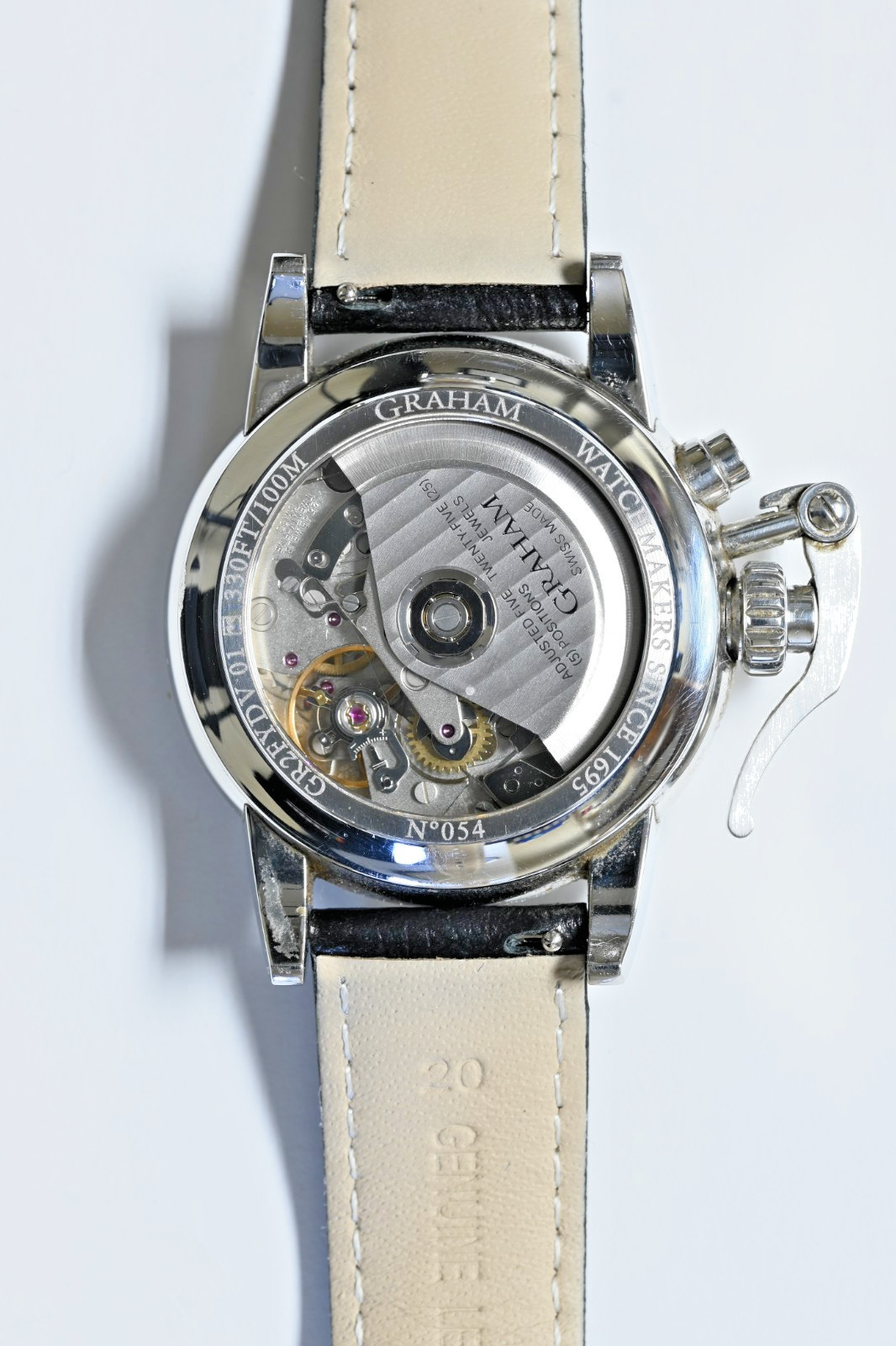 GRAHAM Chronofighter 1695 2CXAS.B01A Automatic LEFTY Chronograph Box & Papers