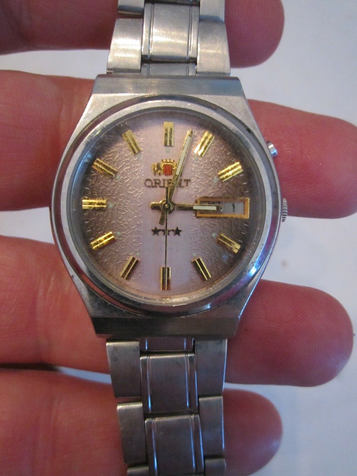 ORIENT AUTOMATIVE THREE STAR WATCH – DAY MARKER – 469WB5-73 – BBA-26