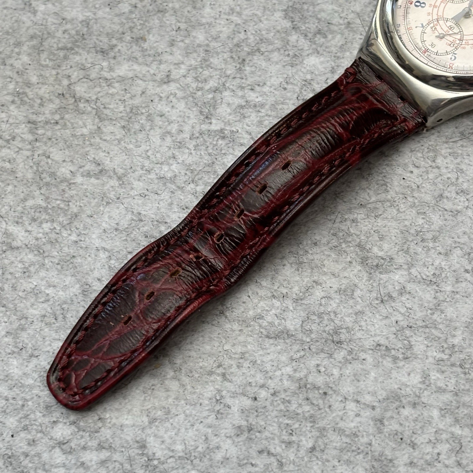 Vtg SWATCH IRONY CHRONO 1995 – YCS103 – RICHESSE INTERIEURE Quartz Chronograph