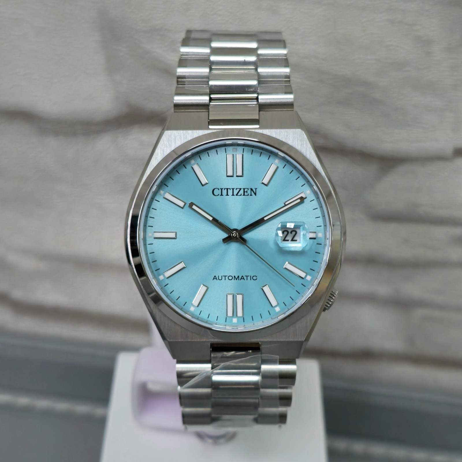 Citizen Tsuyosa NJ0151‑88M Automatic Blue Dial Stainless Steel 40mm Men Watch