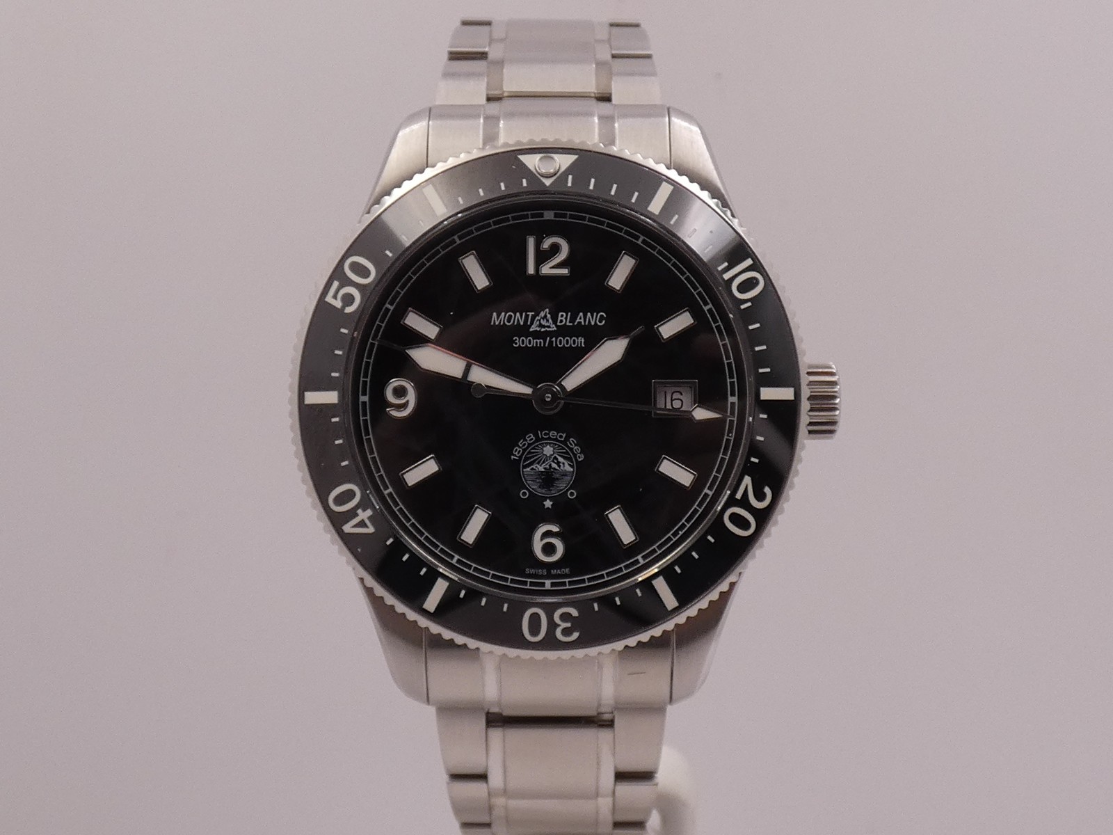 MONTBLANC 1858 ICED SEA DIVING 129371 NEW BOX PAPERS&STICKERS MAR 2026 AUTOMATIC