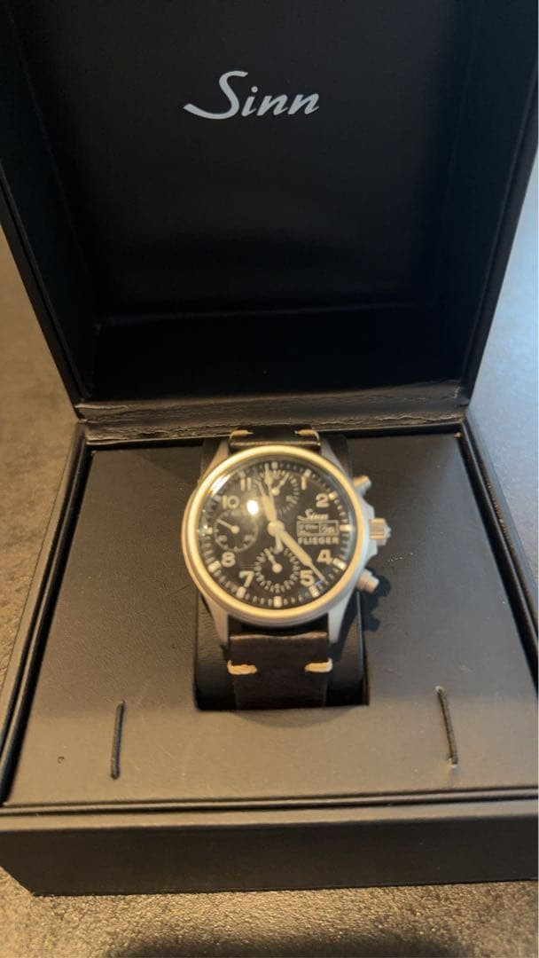Sinn 356 Flieger Chronograph Automatic Steel Black Men’s Pilot Watch